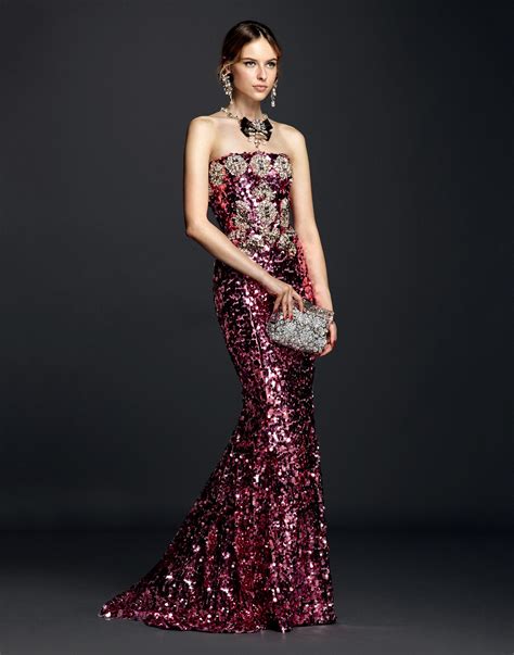 dolce gabbana goldfish dress|dolce and gabbana sequin dress.